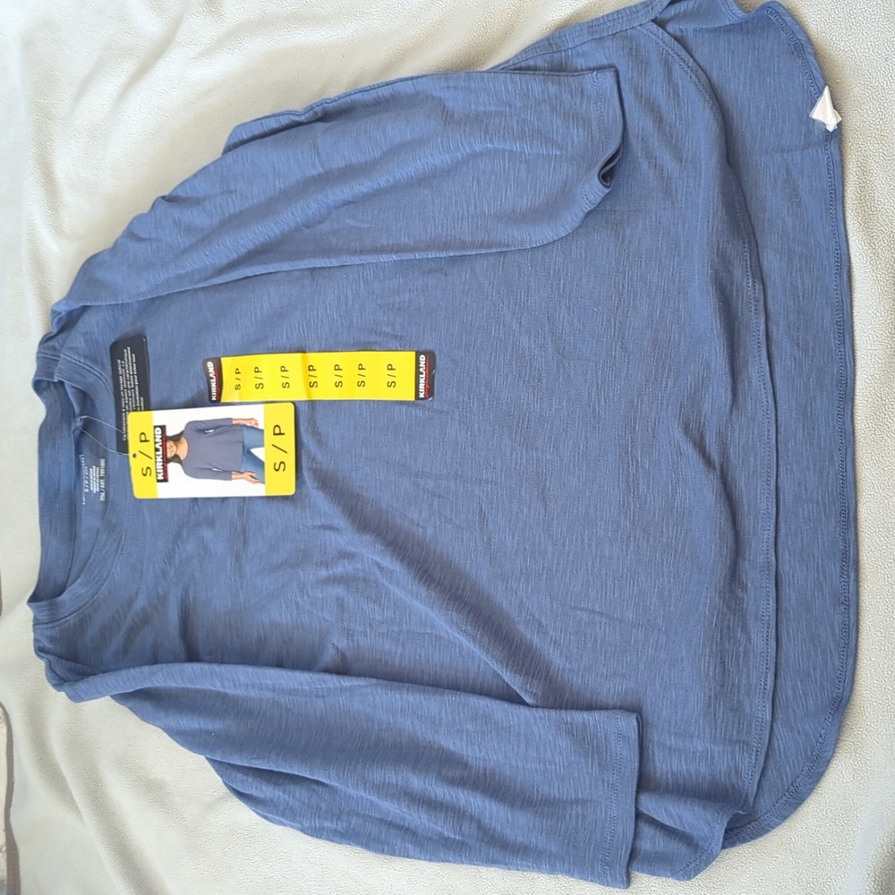 S: Kirkland signature 3/4 sleeve cotton slub t-shirt ladies - Picture 3 of 7